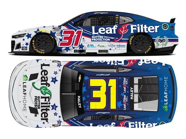 2023 Justin Haley 1/64th Leaf Filter "Patriotic" Camaro