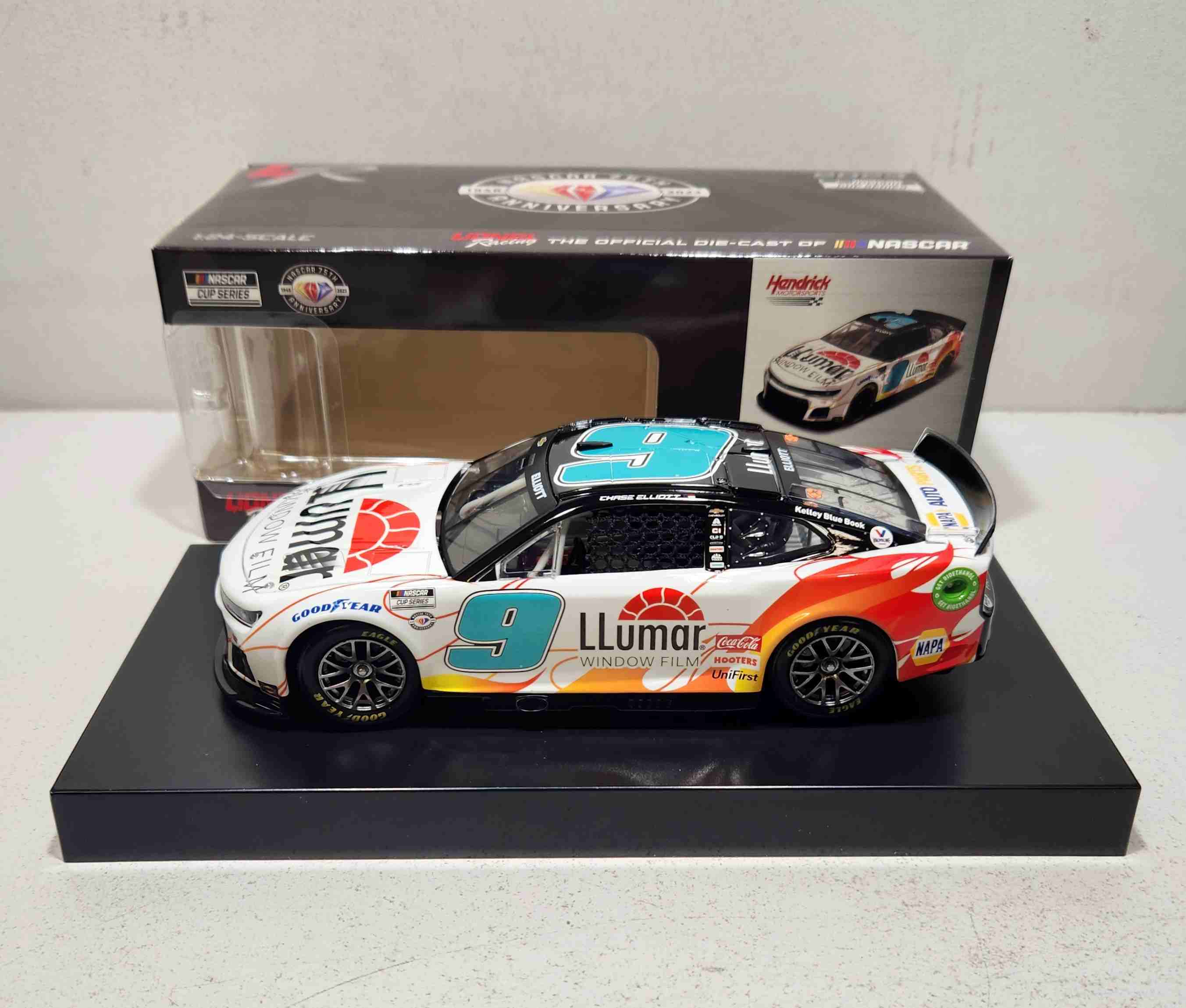 2023 Chase Elliott 1/24th LLumar hood open Camaro