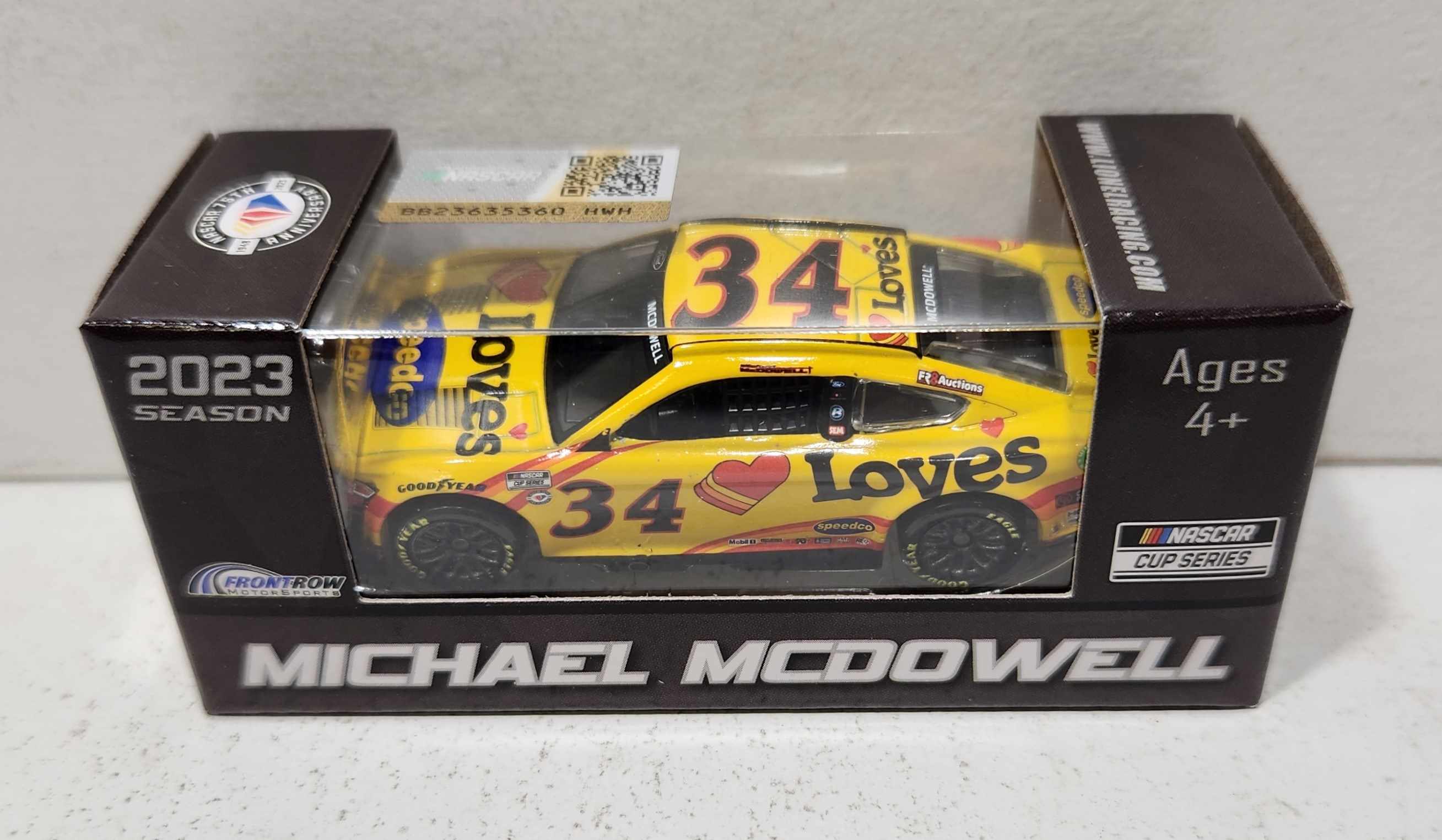 2023 Michael McDowell 1/64th Love's Travel Stops Mustang