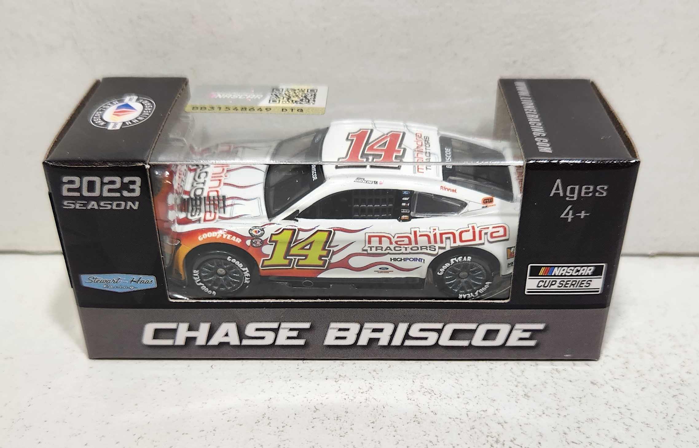 2023 Chase Briscoe 1/64th Mahindra Tractors "Darlington Throwback" Mustang