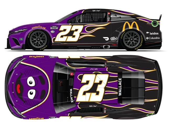 2023 Darrell Wallace 1/64th McDonald’s "Grimace" Camry