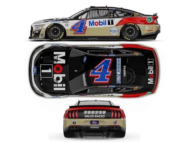 2023 Kevin Harvick 1/64th Mobil1 "High Mileage" Mustang