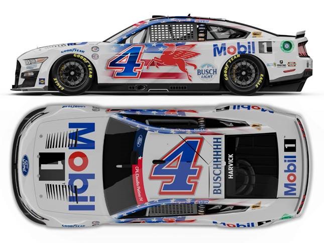 2023 Kevin Harvick 1/64th Mobil1 "Salutes" Mustang