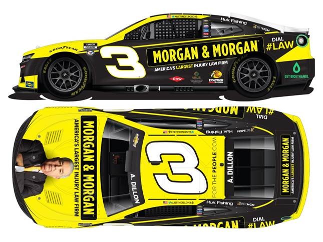 2023 Austin Dillon 1/64th Morgan & Morgan Camaro