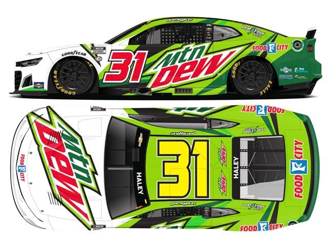 2023 Justin Haley 1/64th Mtn Dew Camaro