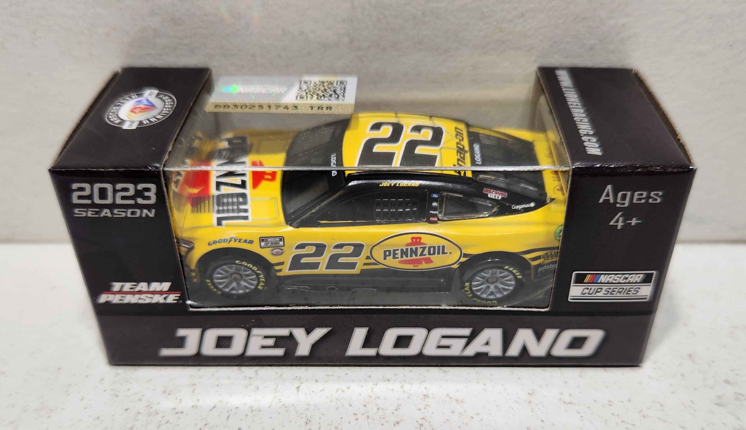 2023 Joey Logano 1/64th Pennzoil Mustang