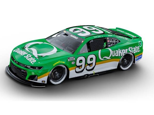 2023 Daniel Suarez 1/64th Quaker State "Darlington Throwback" Camaro