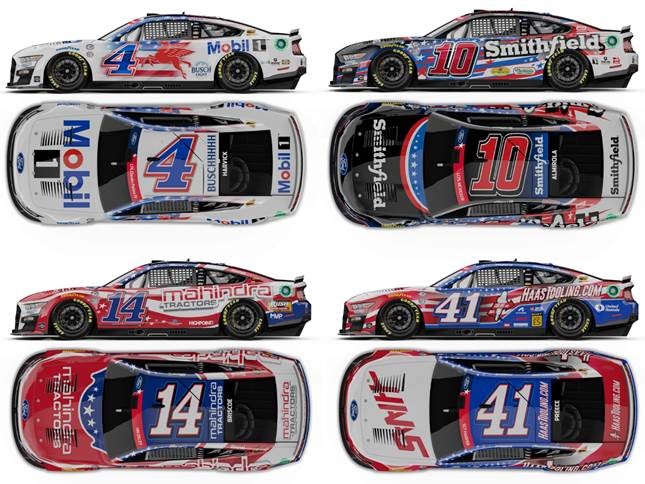 2023 SHR 1/64th Patriotic Set Mustangs