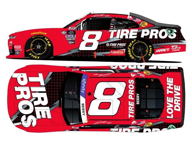 2023 Josh Berry 1/64th Tire Pros "Darlington Throwback" "Xfinity Series" Camaro