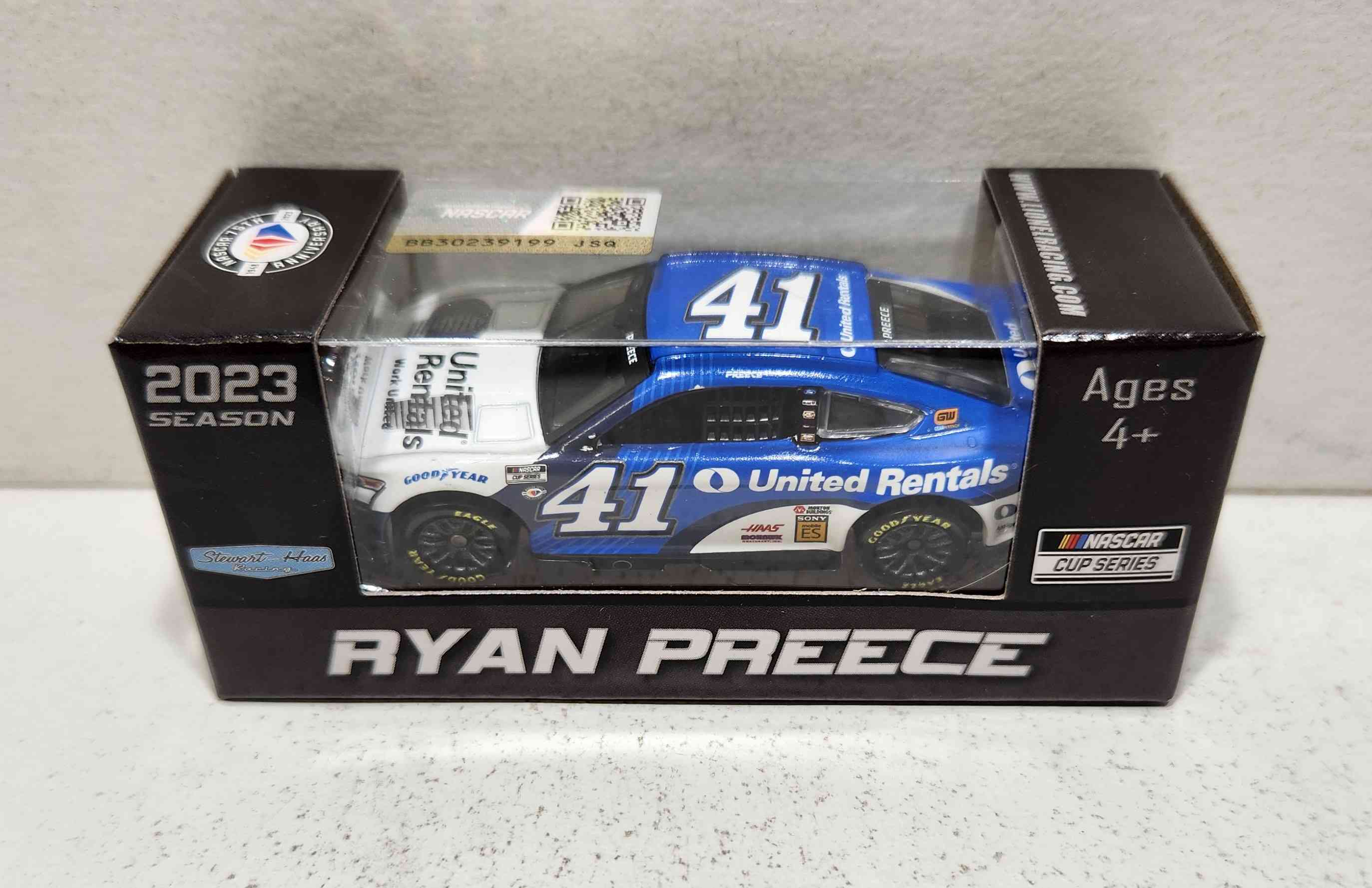 2023 Ryan Preece 1/64t United Rentals Mustang