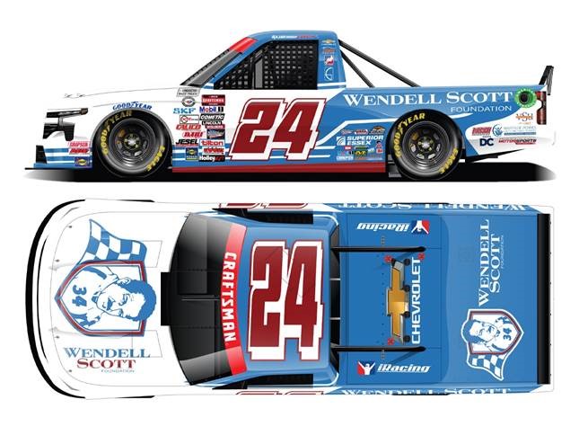 2023 Rajah Caruth 1/64th Wendell Scott Foundation Silverado