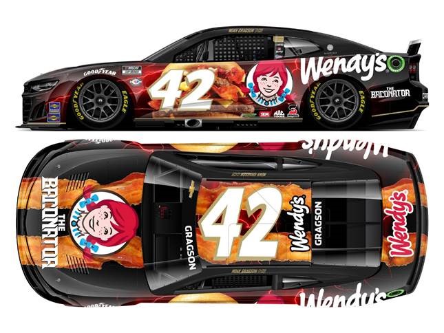 2023 Noah Gragson 1/64th Wendy's "Baconator" Camaro