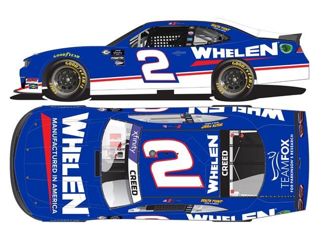 2023 Sheldon Creed 1/64th Whelen "Darlington Throwback""Xfinity Series" Camaro