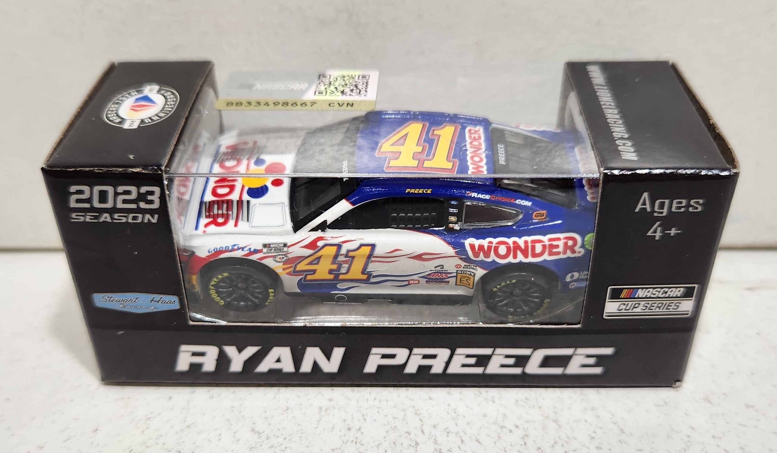 2023 Ryan Preece 1/64th Wonder Bread Mustang