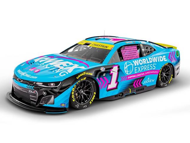 2023 Ross Chastain 1/64th Wide World Express "Pink" Camaro