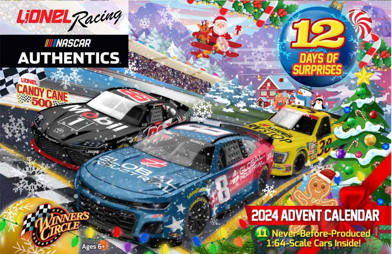 2024 ADVENT 1/64th 30050 LIONEL Racing Calendar 