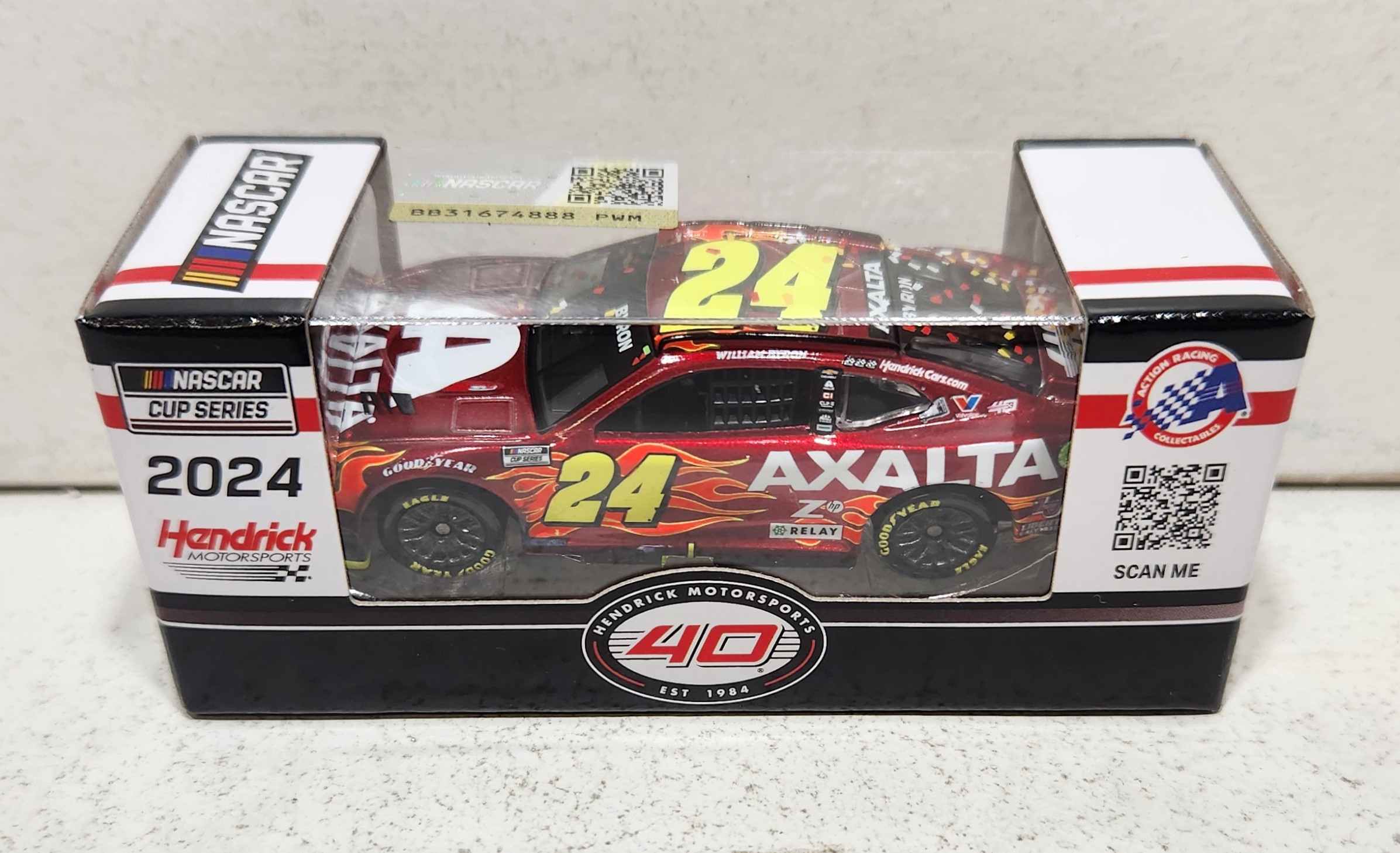 2024 William Byron 1/64th Axalta HMS 40th Anniversary "Martinsville Win" Camaro