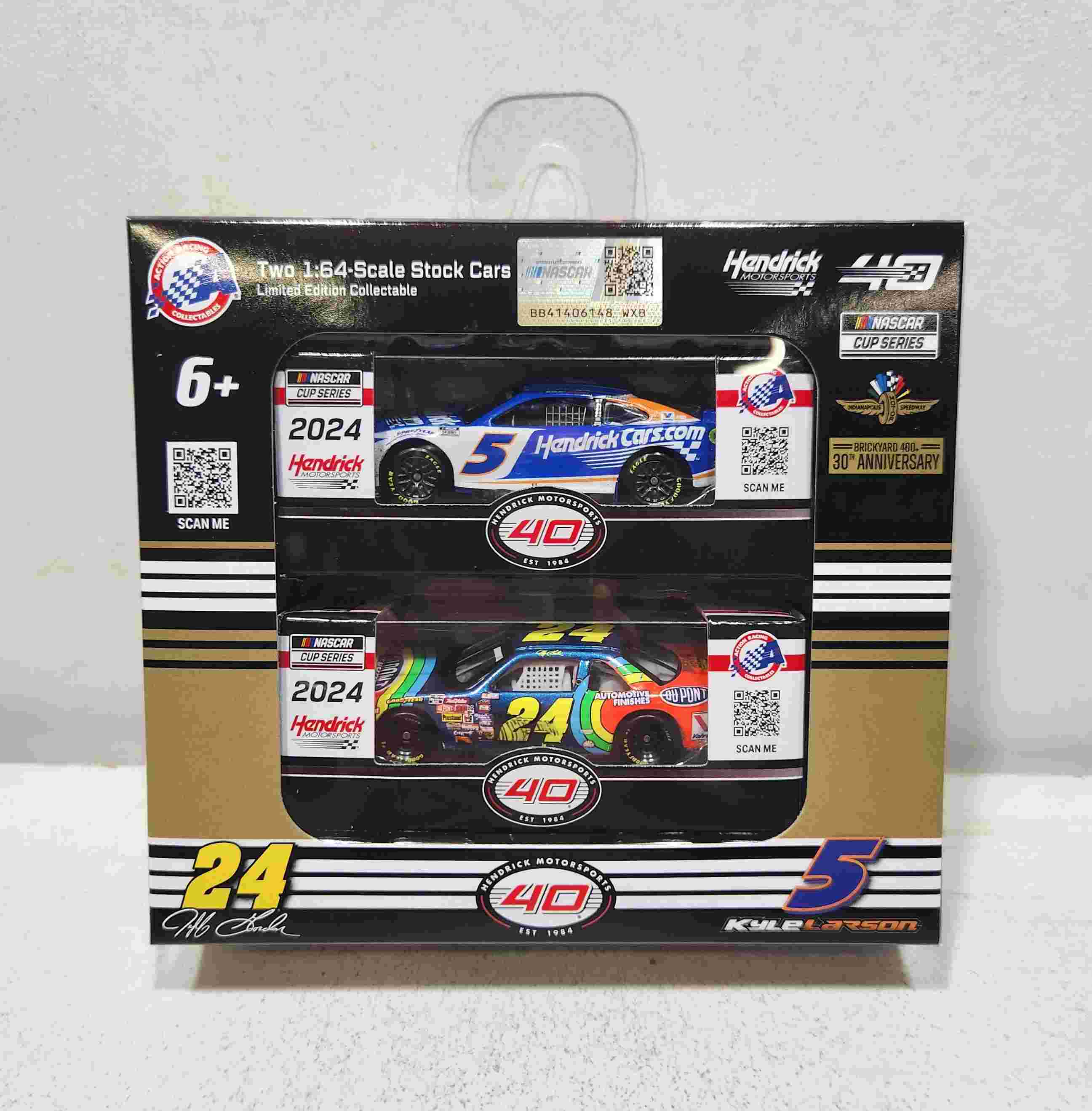 2024 Kyle Larson 1994 Jeff Gordon 1/64th Brickyard Win Set