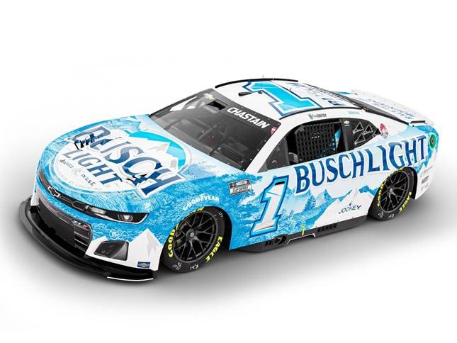 2024 Ross Chastain 1/64th Busch Light Mustang