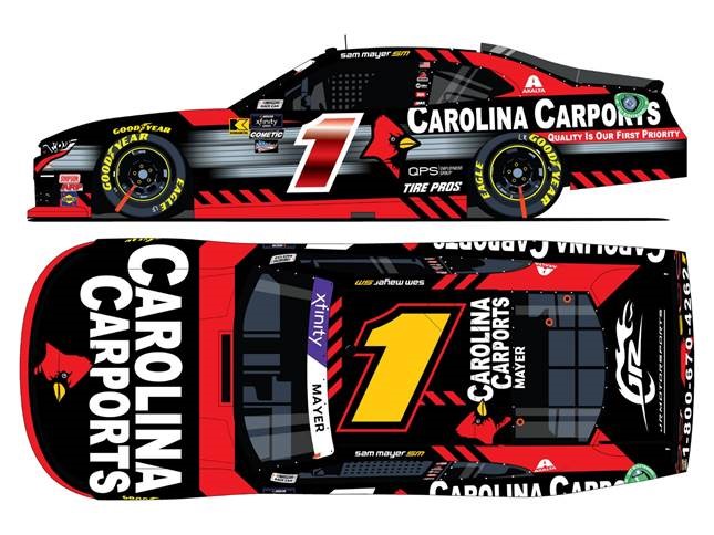 2024 Sam Mayer 1/64th Carolina Carports "Xfinity Series" Camaro