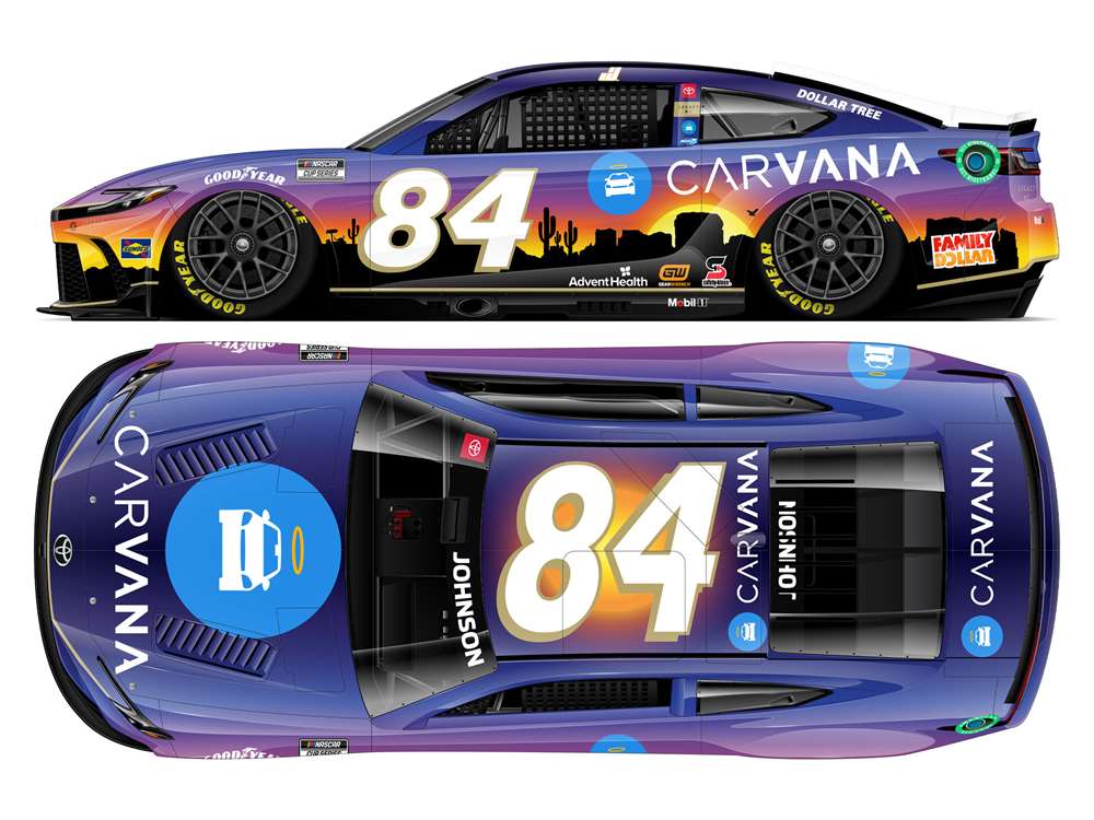 2024 Jimmie Johnson 1/64th Carvana "Desert" Camry
