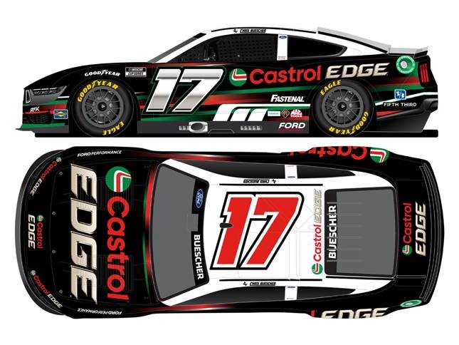 2024 Chris Buescher 1/64th Castrol Edge Mustang