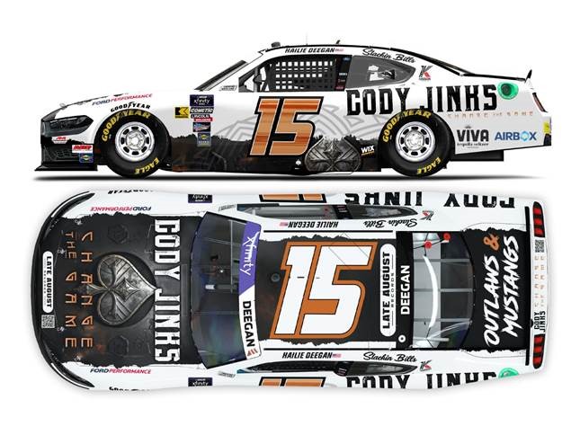 2024 Hailie Deegan 1/64th Cody Jinks "Xfinity Series" Mustang