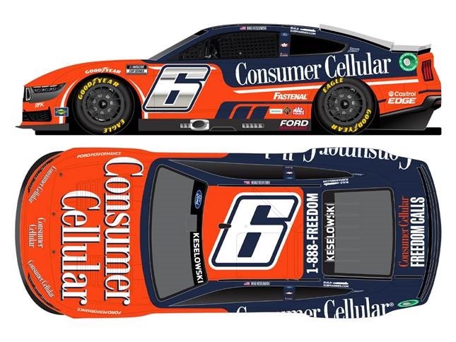 2024 Brad Keselowski 1/64th Consumer Cellular Mustang