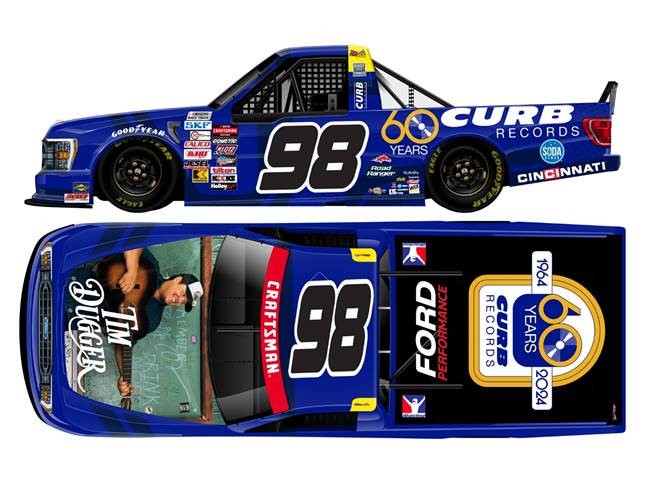 2024 Ty Majeski 1/64th Curb Records "Tim Dugger" Ford F-150