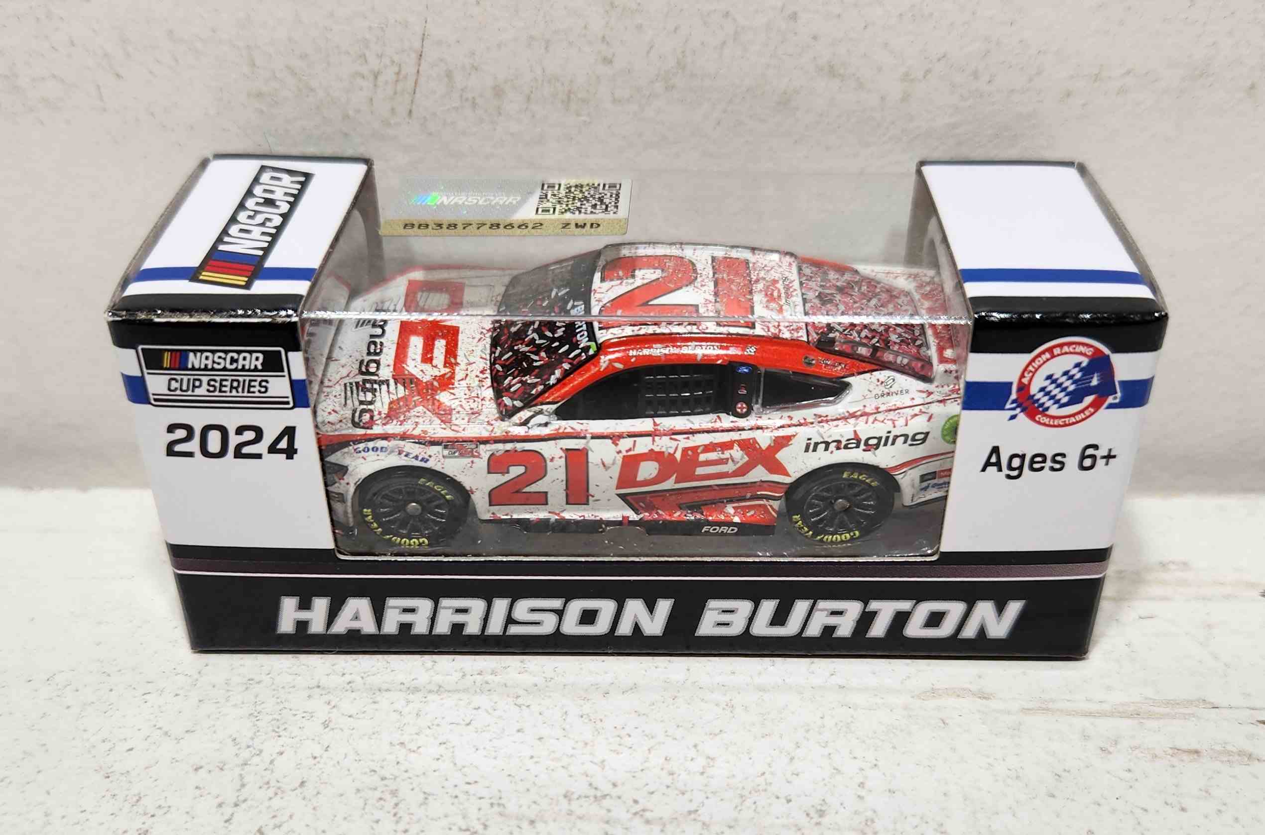 2024 Harrison Burton 1/64th Dex Imaging "Daytona Win" Mustang