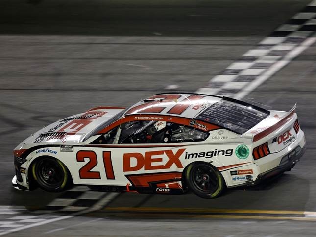 2024 Harrison Burton 1/24th Dex Imaging "Daytona Win" hood open Mustang