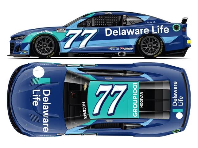 2024 Carson Hocevar 1/64th Delaware Life Camaro