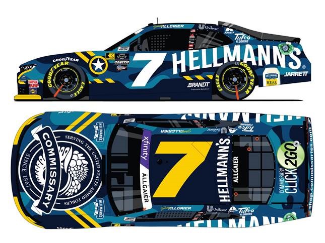 2024 Justin Allgaier 1/64th Hellmann's "DeCA" "Xfinity Series" Camaro