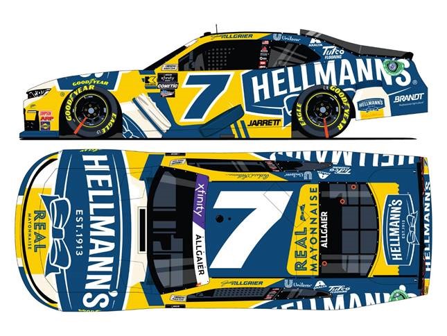 2024 Justin Allgaier 1/64th Hellmann's "Xfinity Series" Camaro