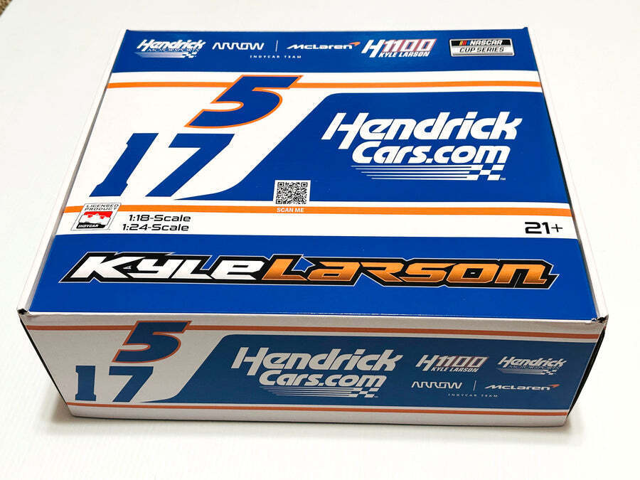 2024 Kyle Larson 1/24th 1/18th HendrickCars "1100" hood open Camaro and Indy Car Set