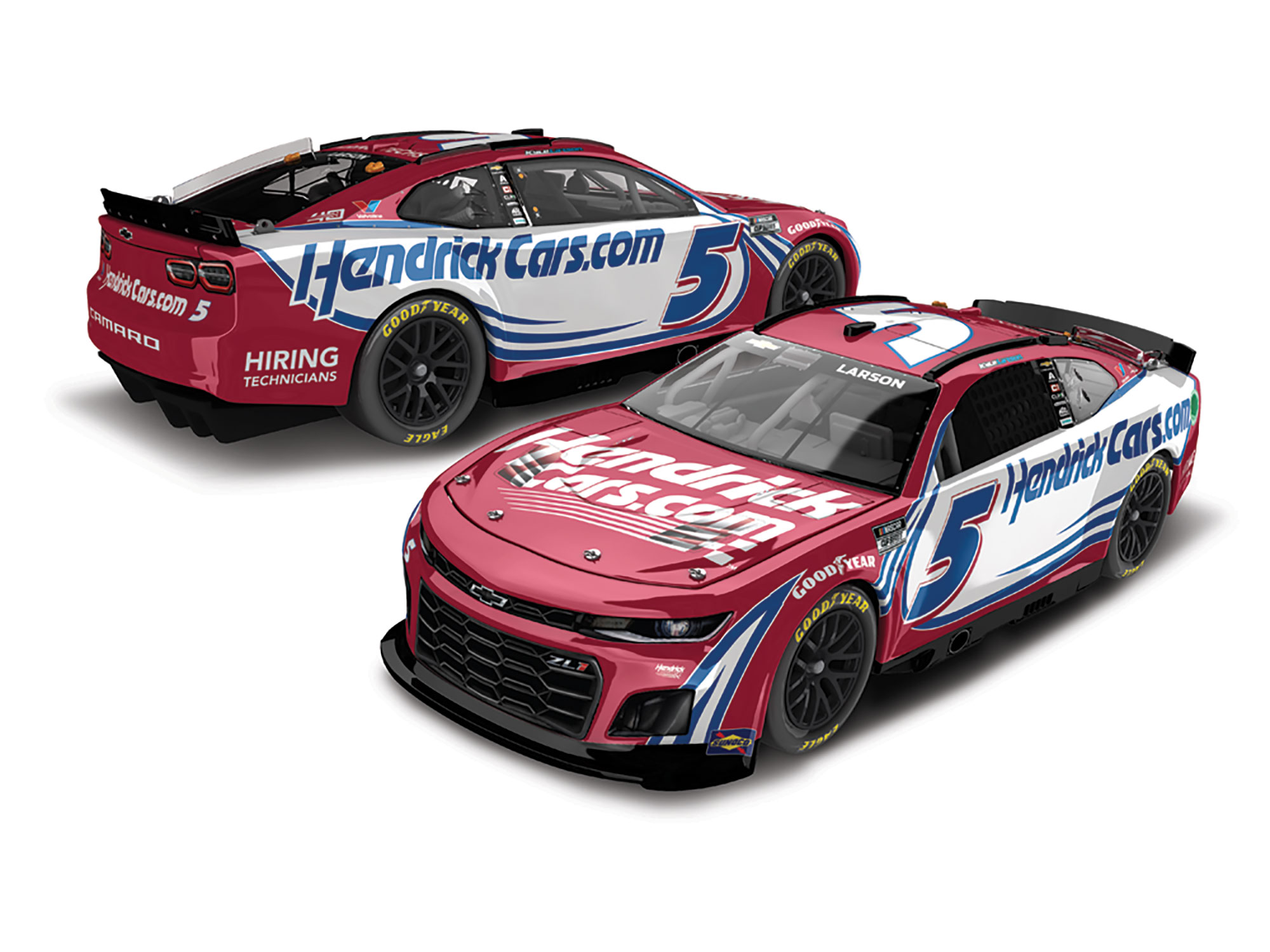 2024 Kyle Larson 1/64th HendrickCars.com HMS 40th Anniversary Camaro