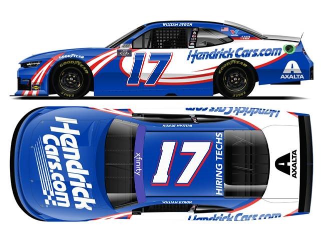 2024 William Bryon 1/64th HendrickCars.com "Xfinity Series" Camaro