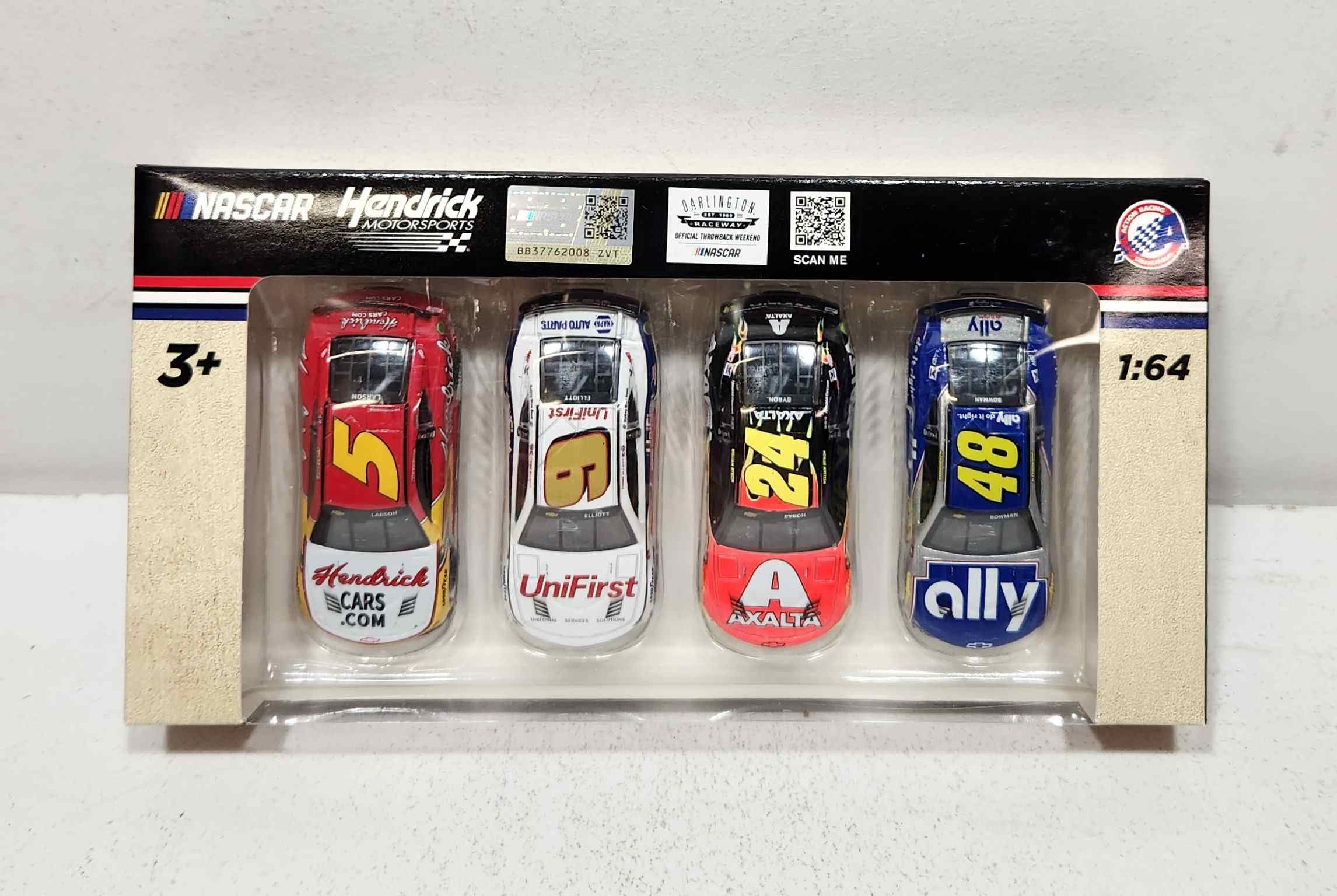 2024 Hendrick Motorsports 1/64th Darlington Throwback Set
