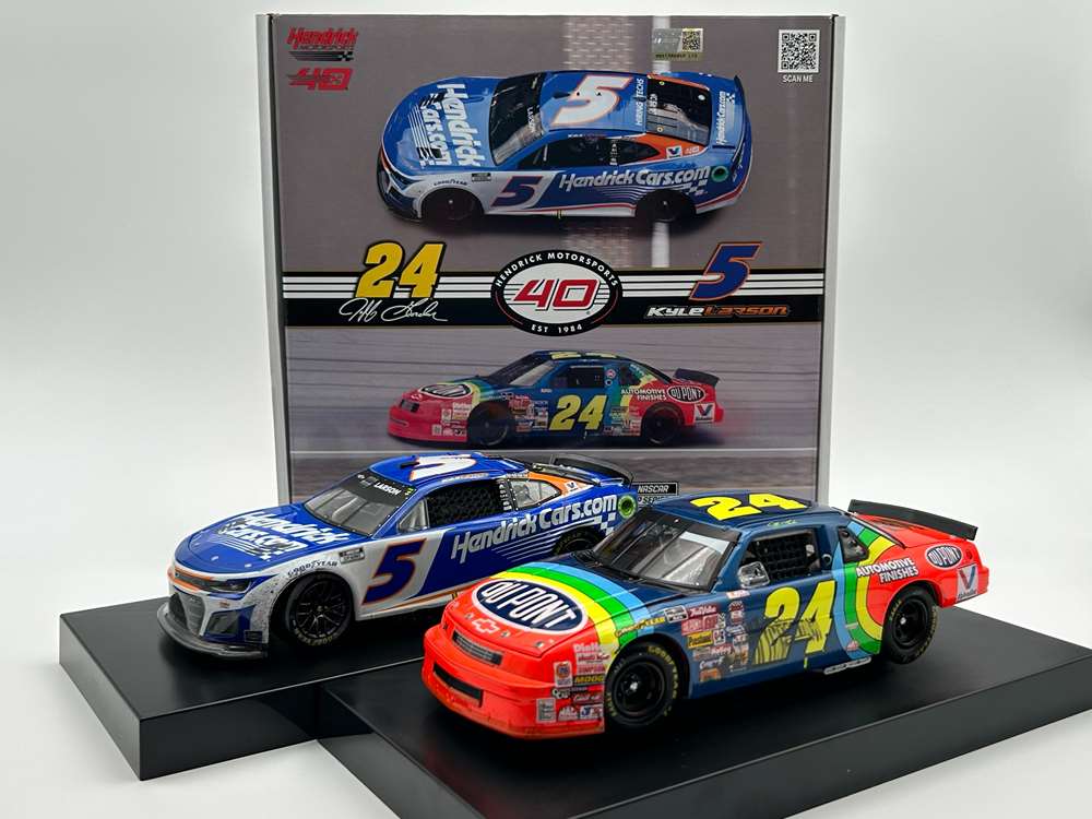 2024 Kyle Larson 1994 Jeff Gordon 1/24th Brickyard Win Set