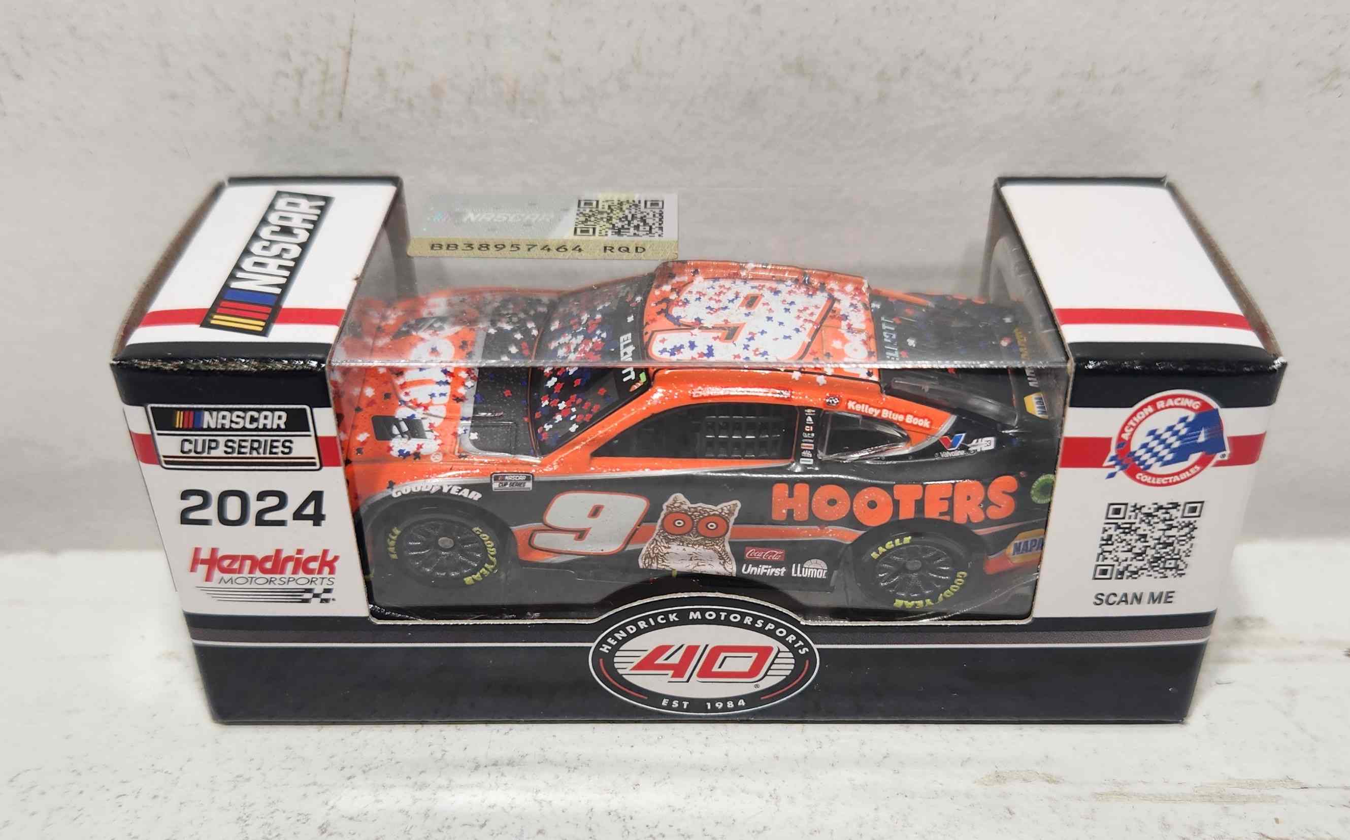 2024 Chase Elliott 1/64th Hooters "Texas Win" Camaro