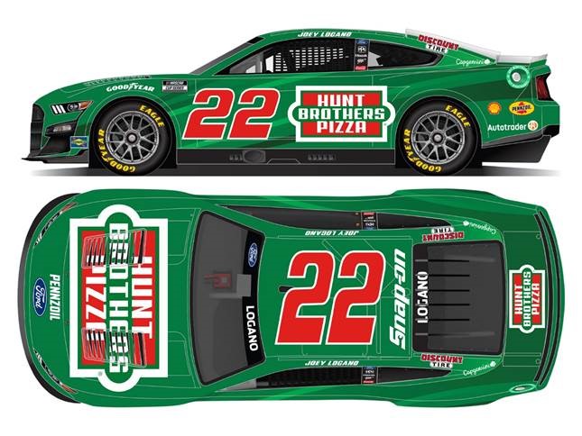 2024 Joey Logano 1/64th Hunt Bros Pizza Mustang