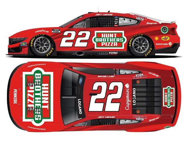 2024 Joey Logano 1/24th Hunt Bros Pizza "Red" Mustang