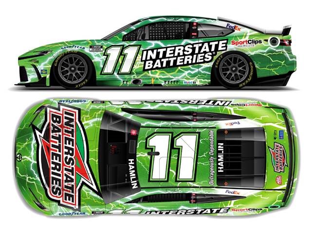 2024 Denny Hamlin 1/64th Interstate Batteries Camry