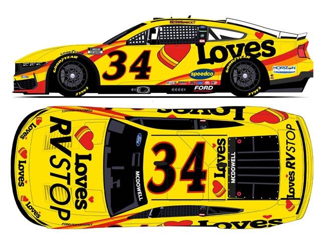 2024 Michael McDowell 1/64th Love's RVSTOP Mustang