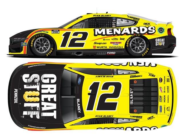 2024 Ryan Blaney 1/64th Menards "Great Stuff" Mustang