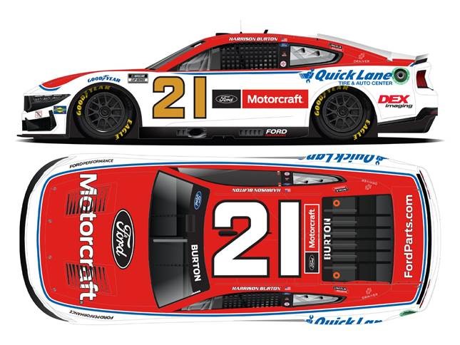 2024 Harrison Burton 1/64th Motorcraft Mustang