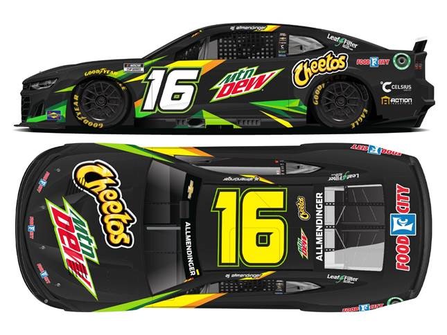 2024 AJ Allmendinger 1/64th Mtn Dew "Cheetos" Camaro