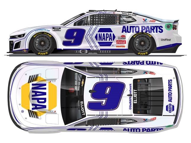 2024 Chase Elliott 1/64th NAPA "White" Camaro