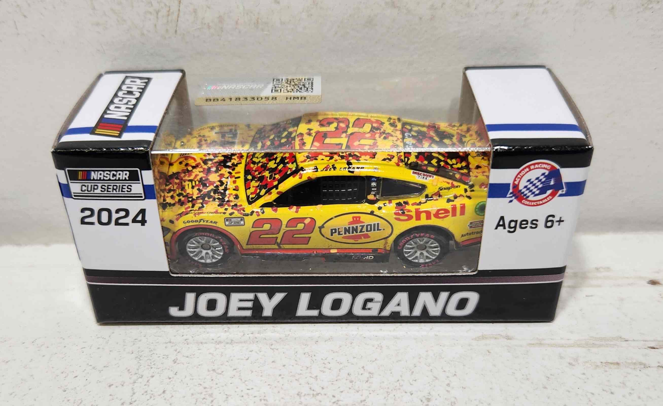2024 Joey Logano 1/64th Shell Pennzoil "All Star Win" Mustang