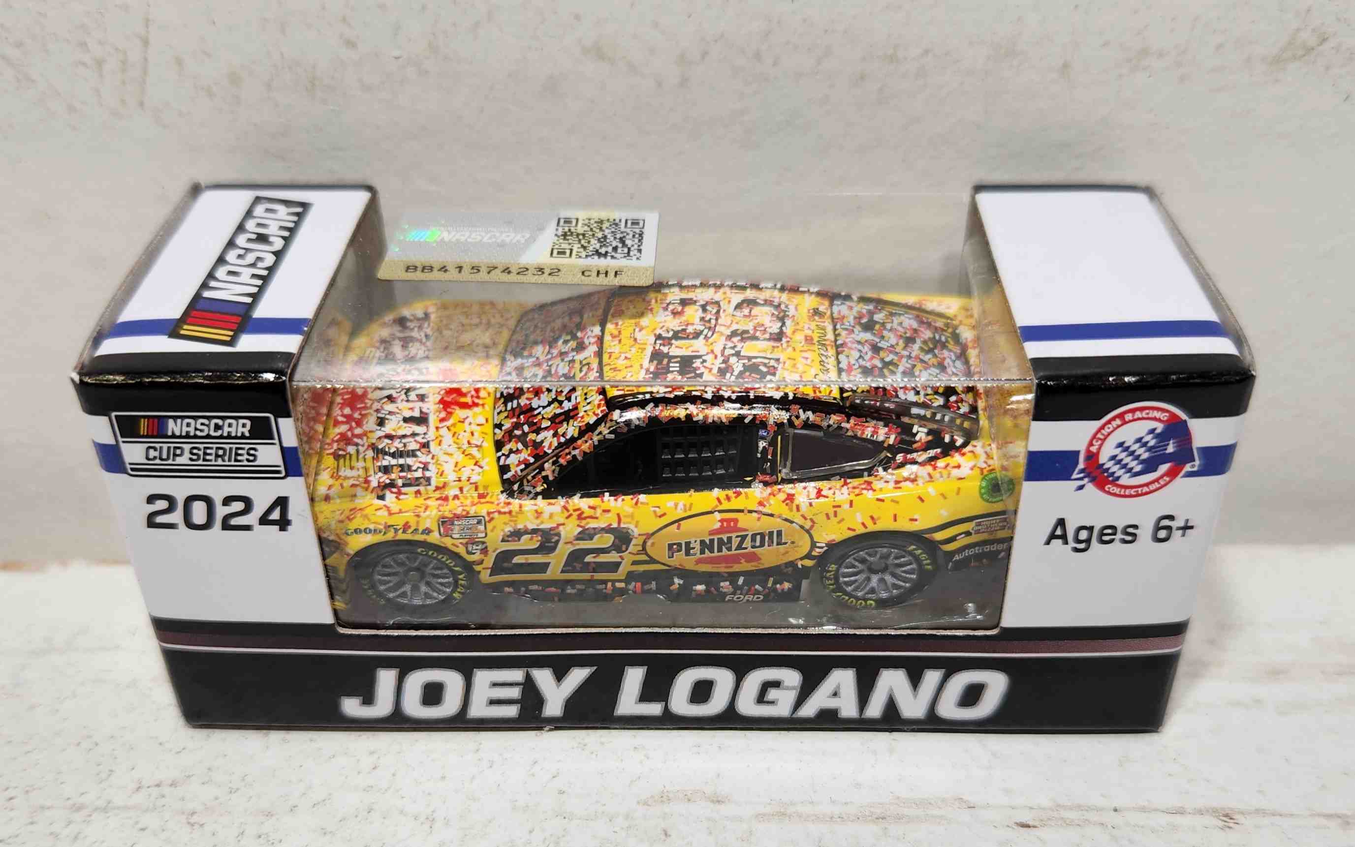 2024 Joey Logano 1/64th Shell Pennzoil "Las Vegas Win" Mustang